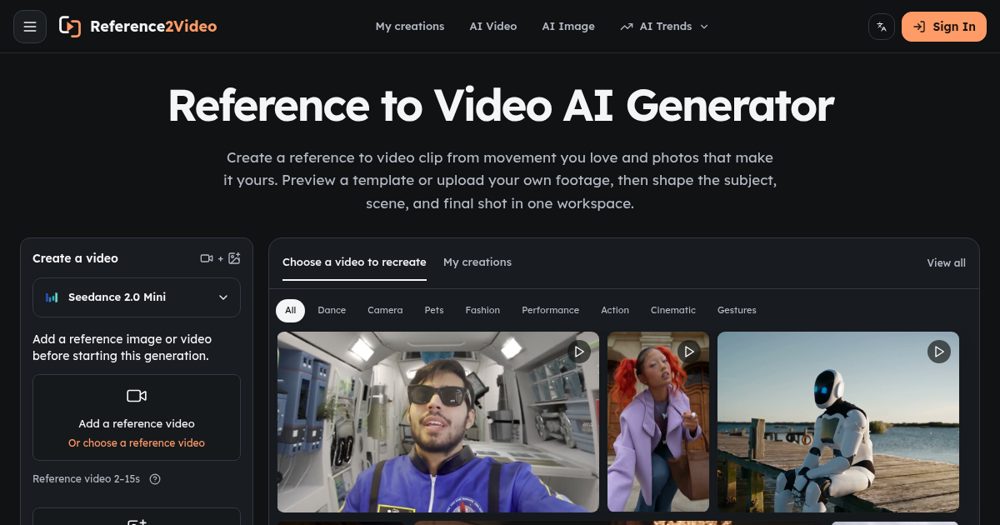 Reference to Video screenshot