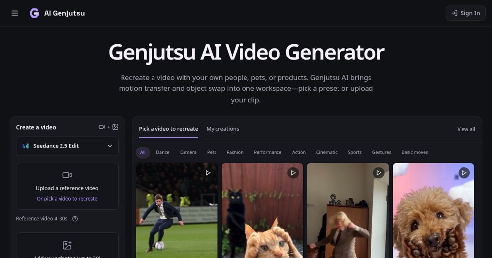 Genjutsu AI screenshot 1 of 2